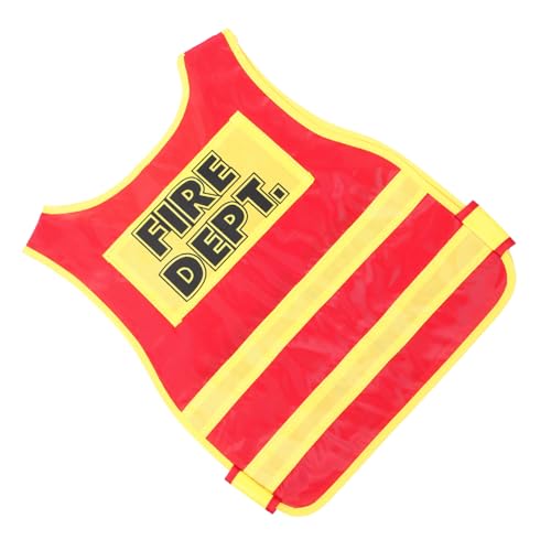 OUNONA Feuerwehrweste für Kleinkinder Cosplay Feuerwehrmann Weste für Kreative Rollenspiele Weichem Material für Partys Anlässe Fördert Fantasie Soziale OUNONA Feuerwehrweste für Kleinkinder Cosplay Feuerwehrmann Weste für Kreative Rollenspiele Weichem Material für Partys Anlässe Fördert Fantasie Soziale von OUNONA