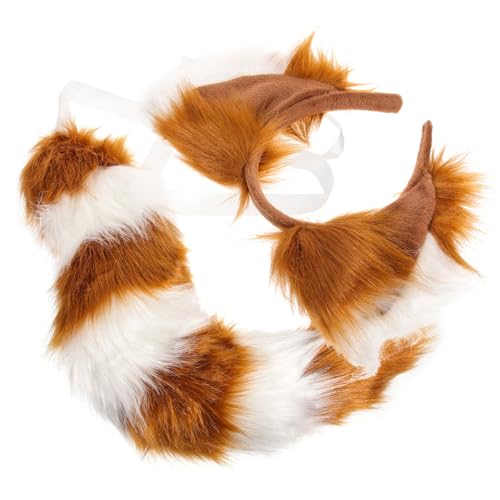 OUNONA Fuchsohren und Flauschiges Tierhaar Stirnband und Bequemes Fox Accessoire für Party Halloween Cosplay Rollenspiel Hautfreundlich Teilig OUNONA Fuchsohren und Flauschiges Tierhaar Stirnband und Bequemes Fox Accessoire für Party Halloween Cosplay Rollenspiel Hautfreundlich Teilig von OUNONA