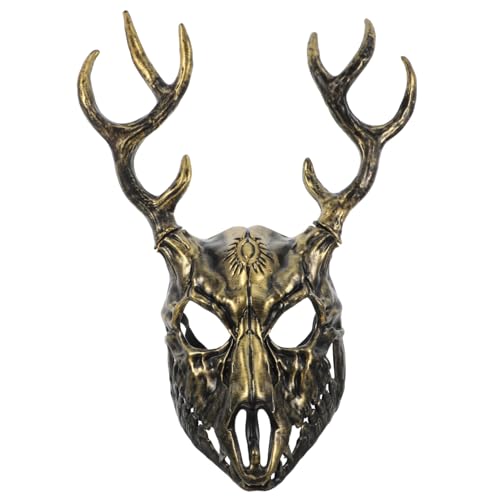 OUNONA Geweihmaske Maskerade Masken Hirsch Maske Halloween-maske Tierkopfmaske Tiermaske Mit Halbem Gesicht Hirschgeweih-kostüm Maskerade Maske Männer Golden Schaum OUNONA Geweihmaske Maskerade Masken Hirsch Maske Halloween-maske Tierkopfmaske Tiermaske Mit Halbem Gesicht Hirschgeweih-kostüm Maskerade Maske Männer Golden Schaum von OUNONA