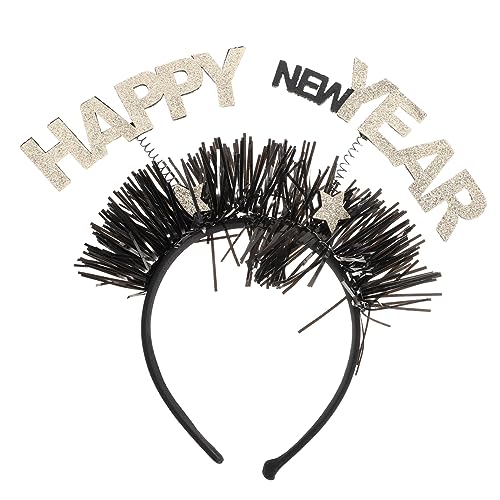OUNONA Glitzernder Year Haarreif Langlebiges Party Haarschmuck Accessoire Einheitsgröße für Erwachsene für Festtagsfeiern Bar und Familienfeste Fotogenes Neujahrs Haarschmuck OUNONA Glitzernder Year Haarreif Langlebiges Party Haarschmuck Accessoire Einheitsgröße für Erwachsene für Festtagsfeiern Bar und Familienfeste Fotogenes Neujahrs Haarschmuck von OUNONA