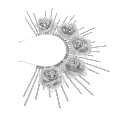 OUNONA Göttinnen Stirnband mit Silbernen Blumen Leichtes Cosplay Haarreif für Damen Vielseitiger Haarschmuck für Parties Engagements und Halloween und Komfortabel zu Tragen OUNONA Göttinnen Stirnband mit Silbernen Blumen Leichtes Cosplay Haarreif für Damen Vielseitiger Haarschmuck für Parties Engagements und Halloween und Komfortabel zu Tragen von OUNONA