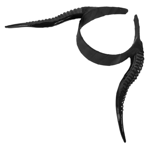 OUNONA Gothic Teufelshorn Haarreif Leichtes Cosplay Kopfschmuck Accessoire für Halloween und Osterfeiern für Kostüme und Rollenspiele OUNONA Gothic Teufelshorn Haarreif Leichtes Cosplay Kopfschmuck Accessoire für Halloween und Osterfeiern für Kostüme und Rollenspiele von OUNONA