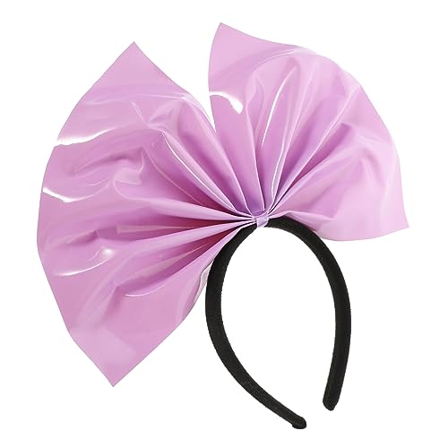 OUNONA Großes Schleifen Haarband Damen Modisches Stirnband mit Übergroßer Schleife Party Haarschmuck für Weihnachten Halloween Fotografie Accessoire von OUNONA
