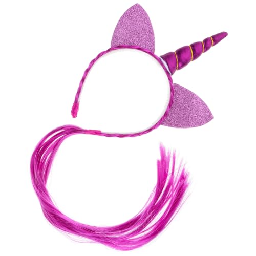 OUNONA Haarreif Einhornform mit Perückendekor Kunststoff Resin für Party Haarschmuck Mädchen Party Haarband OUNONA Haarreif Einhornform mit Perückendekor Kunststoff Resin für Party Haarschmuck Mädchen Party Haarband von OUNONA