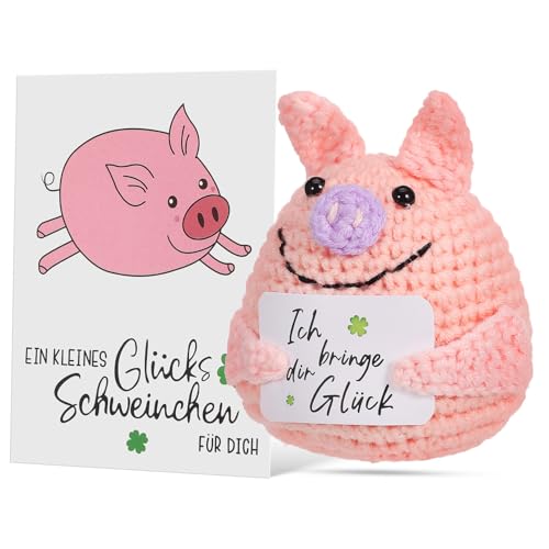 OUNONA Häkel mit Positivkarte Handgefertigtes Knuddeltier für Emotionale Unterstützung Süßes Langlebiges für Motivation Heimdekoration und Glücksbringer OUNONA Häkel mit Positivkarte Handgefertigtes Knuddeltier für Emotionale Unterstützung Süßes Langlebiges für Motivation Heimdekoration und Glücksbringer von OUNONA