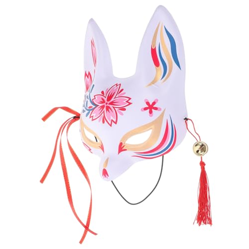 OUNONA Halbe Gesichtsfuchsmaske Japanische Fuchsmaske für Cosplay Lustiges Party Accessoire für Maskenbälle Kostüm Events Leicht Gefertigt Einfache OUNONA Halbe Gesichtsfuchsmaske Japanische Fuchsmaske für Cosplay Lustiges Party Accessoire für Maskenbälle Kostüm Events Leicht Gefertigt Einfache von OUNONA