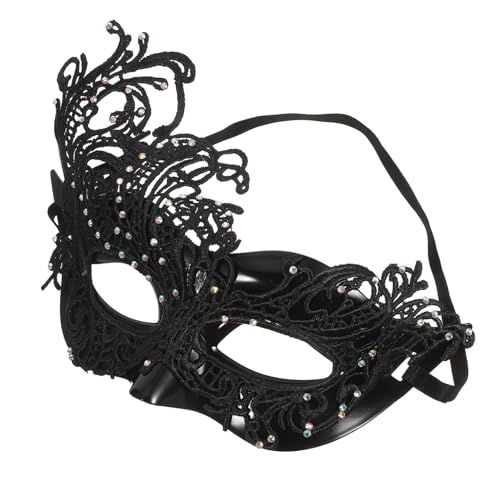 OUNONA Halbgesichts-maske Damen Spitzen-maskerade mit Elastischem Band Komfortabel und Sicher Vielseitiges Party-accessoire für Halloween Karneval Ball und Kostümveranstaltungen von OUNONA