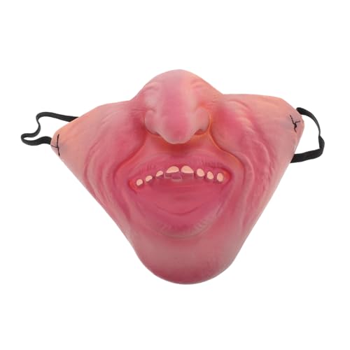 OUNONA Halbmaske für Erwachsene Lustige Horror für Fasching Karneval Halloween Bequeme mit Detaillierter Verarbeitung und Lebendigen Farben für Cosplay und Partys OUNONA Halbmaske für Erwachsene Lustige Horror für Fasching Karneval Halloween Bequeme mit Detaillierter Verarbeitung und Lebendigen Farben für Cosplay und Partys von OUNONA