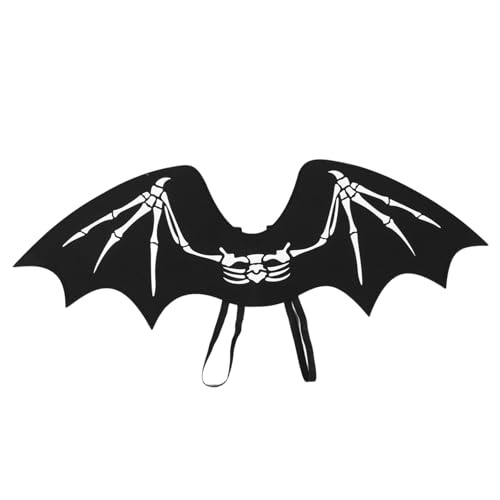 OUNONA Schwarze Flügel Für Erwachsene Verstellbare Fledermausflügel Für Halloween Cosplay-flügel Fledermausrequisiten Für Partys Dämonen-Cosplay-flügel Leicht Und Atmungsaktiv von OUNONA