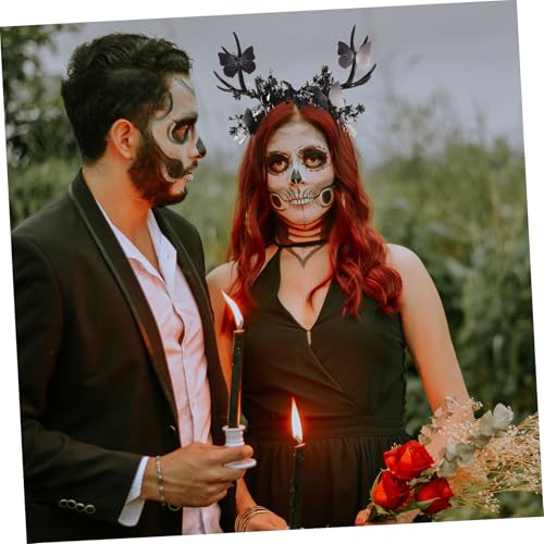 OUNONA Halloween Haarreif Rentiergeweih Leichtes Atmungsaktives Party Stirnband für Damen und Herren Komfortabel Verstellbar für Halloween Geburtstagsfeiern und Kostümpartys OUNONA Halloween Haarreif Rentiergeweih Leichtes Atmungsaktives Party Stirnband für Damen und Herren Komfortabel Verstellbar für Halloween Geburtstagsfeiern und Kostümpartys von OUNONA