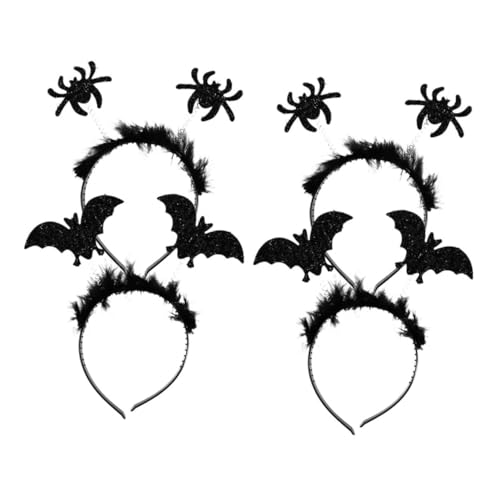 OUNONA Halloween Haarreif Teilig mit Fledermaus und Spinnen Design Leichter Kopfschmuck für Kostüm und Karnevalpartys Bequemes Halloween Accessoire für Damen und Herren OUNONA Halloween Haarreif Teilig mit Fledermaus und Spinnen Design Leichter Kopfschmuck für Kostüm und Karnevalpartys Bequemes Halloween Accessoire für Damen und Herren von OUNONA