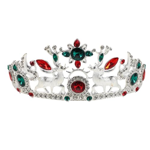 OUNONA Halloween-Krone: Weihnachts-Schneeflocken-Rentier-Tiara für Frauen, Hochzeitsfeier, Haarteil, Geburtstag, Kostüm-Accessoire, festliche Kopfbedeckung von OUNONA