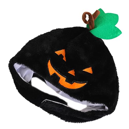 OUNONA Halloween Kürbis Kopfbedeckung Schwarzer Kostüm Hut für Erwachsene Performance Accessoire Leicht und Kreativ für Party und Cosplay von OUNONA