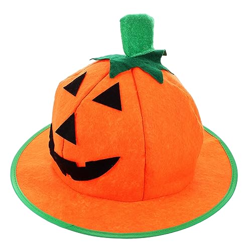 OUNONA Halloween Kürbismütze Cosplay Hut für Partys Leichter Bequemer Kopfschmuck für Halloween Dekorationen Fotorequisite für Auftritte von OUNONA