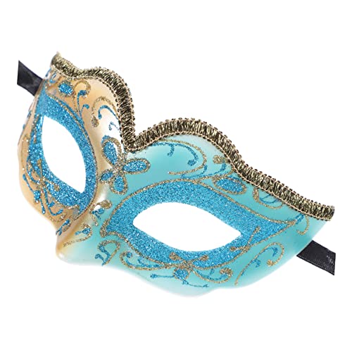 OUNONA Halloween Maske Kreative Partymaske für Karneval Maskerade Geburtstagsfeiern Halbgesichtsmaske mit Glitzer für Jungen OUNONA Halloween Maske Kreative Partymaske für Karneval Maskerade Geburtstagsfeiern Halbgesichtsmaske mit Glitzer für Jungen von OUNONA