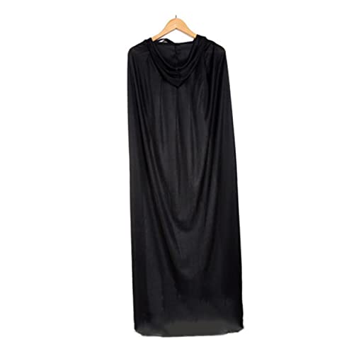 OUNONA Halloween Umhang Für Cosplay Schwarzer Kapuzenumhang Für Kostümpartys Rollenspiele Hochwertigem Angenehmem Material Gefertigt von OUNONA