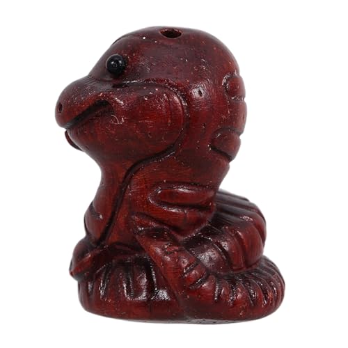 OUNONA Handy-kettenanhänger Charms Anhänger Kleine Schlangenfiguren Schlangenstatue Aus Holz Schlangendekor Aus Holz Tierische Sammelfigur Schlangenzauber Sandelholz Dunkelbraun OUNONA Handy-kettenanhänger Charms Anhänger Kleine Schlangenfiguren Schlangenstatue Aus Holz Schlangendekor Aus Holz Tierische Sammelfigur Schlangenzauber Sandelholz Dunkelbraun von OUNONA