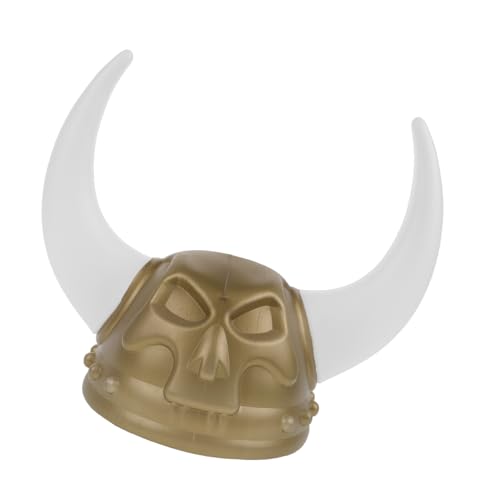 OUNONA Karneval Dekorativer Ox Horn Hut Kunststoff Halloween Kostümspitze Party Kopfschmuck Fasching Cosplay Zubehör für Bühne und Mottoparty von OUNONA