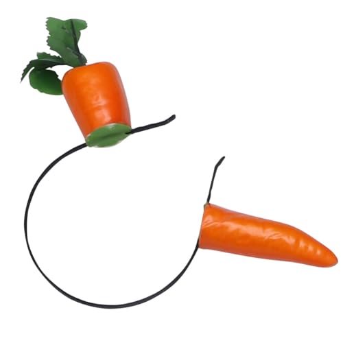 OUNONA Karotten Haarschmuck Party Haarreif Damen Karneval Kostüm Accessoire Lustiges Stirnband Für Halloween Festival von OUNONA