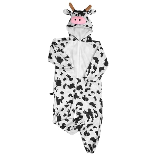 OUNONA Kinder Cow Cosplay Kostüm Unisex Animal Halloween Kinder- Onesie Kostümparty Cosplay -outfit von OUNONA