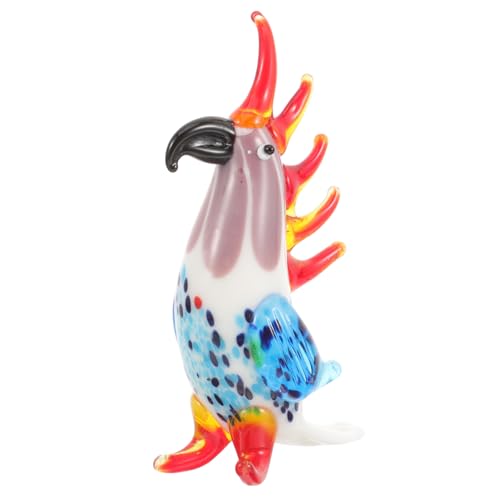 OUNONA Kristall Papagei Figur Tierförmige Dekoration mit Flachem Boden Kompakte Desktop Skulptur Stabile Glasvogel Deko für Zuhause und Büro Kleines Handgefertigtes Kristallkunstwerk OUNONA Kristall Papagei Figur Tierförmige Dekoration mit Flachem Boden Kompakte Desktop Skulptur Stabile Glasvogel Deko für Zuhause und Büro Kleines Handgefertigtes Kristallkunstwerk von OUNONA