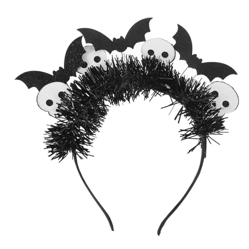 OUNONA Leichtes Halloween Haarband Weißer Schädel Fledermaus Stirnband Für Erwachsene Karneval Cosplay Party Kopfschmuck Sicher Komfortabel OUNONA Leichtes Halloween Haarband Weißer Schädel Fledermaus Stirnband Für Erwachsene Karneval Cosplay Party Kopfschmuck Sicher Komfortabel von OUNONA