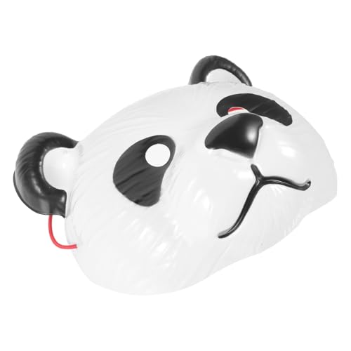 OUNONA Lustige Panda Maske aus Papier mit Elastischem Band Realistische Tiermaske für Halloween Partys und Geburtstagsfeiern und Langlebig Einzigartiges Kostümzubehör von OUNONA