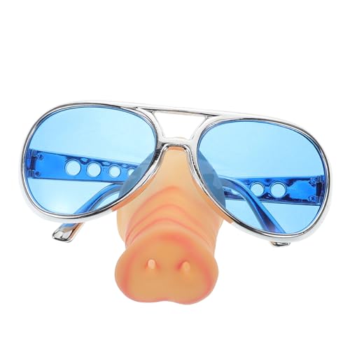 OUNONA Lustige Schweinenasen Brille Partybrille mit Schweinenasen Design Halloween Kostüm Zubehör für Karneval Cosplay und Faschingsfeiern Erwachsene OUNONA Lustige Schweinenasen Brille Partybrille mit Schweinenasen Design Halloween Kostüm Zubehör für Karneval Cosplay und Faschingsfeiern Erwachsene von OUNONA