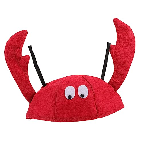 OUNONA Lustiger Hummerhut für Halloween Party Kostümzubehör Unisex Kreative Kopfbedeckung Fotorequisite von OUNONA