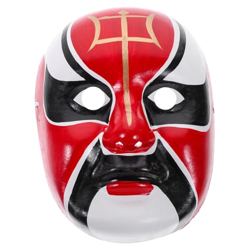 OUNONA Halloween-Maske Maskerade Tragbare Cosplay-maske Masken Verschleißfeste Opernmaske smaske Make-up-accessoires Peking Opernmaske 3d- Kabuki Kind Gips Zubehör Erwachsener von OUNONA