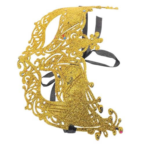 OUNONA Masquerade Maske Damen Gold Glitter Fuchs Design Leicht Plastik Fasching Karneval Party Ball Halloween Kostüm Accessoire Stilvoll Geheimnisvoll OUNONA Masquerade Maske Damen Gold Glitter Fuchs Design Leicht Plastik Fasching Karneval Party Ball Halloween Kostüm Accessoire Stilvoll Geheimnisvoll von OUNONA
