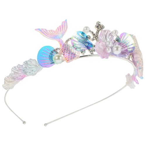 OUNONA Meerjungfrauenschwanz Stirnband mit Muscheln und Strass Eleganter Haarschmuck für Partys und Kostüme Perfektes Accessoire für Kleine Prinzessinnen und Meerjungfrauen Fans OUNONA Meerjungfrauenschwanz Stirnband mit Muscheln und Strass Eleganter Haarschmuck für Partys und Kostüme Perfektes Accessoire für Kleine Prinzessinnen und Meerjungfrauen Fans von OUNONA