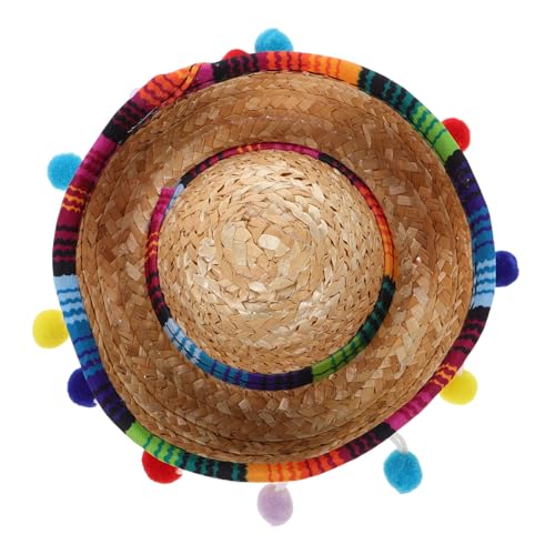 OUNONA Mexikanischer Sombrero Hut Kleiner Partyhüte für Kinder Erwachsene Haustiere Fiesta Dekoration Vielseitig Leicht Farbenfroh für Geburtstagsfeiern und Karneval OUNONA Mexikanischer Sombrero Hut Kleiner Partyhüte für Kinder Erwachsene Haustiere Fiesta Dekoration Vielseitig Leicht Farbenfroh für Geburtstagsfeiern und Karneval von OUNONA