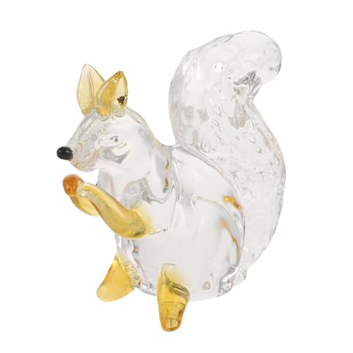 OUNONA Miniaturkristall -eichhörnchen -Statue Ideal Für Garten Und Auto Dashboard Decor Tierfigur Für Jeden Anlass OUNONA Miniaturkristall -eichhörnchen -Statue Ideal Für Garten Und Auto Dashboard Decor Tierfigur Für Jeden Anlass von OUNONA