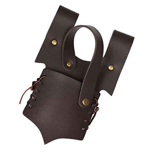 OUNONA Mittelalterlicher Lederschwert Frosch Verstellbarer Schwerthalter für Kostüme für Halloween Bühnenaufführungen und LARP Hochwertigem Geschmeidigem Material Dunkelbraun OUNONA Mittelalterlicher Lederschwert Frosch Verstellbarer Schwerthalter für Kostüme für Halloween Bühnenaufführungen und LARP Hochwertigem Geschmeidigem Material Dunkelbraun von OUNONA