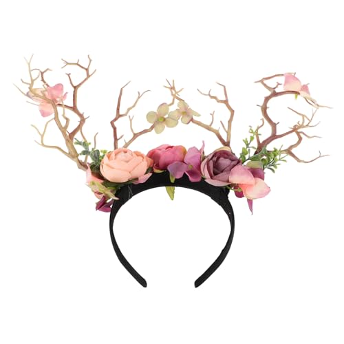 OUNONA Natürliches Langlebiges Kunstblumen stirnband mit Realistischen Ästen für Halloween Cosplay und Fotoshootings Vielseitiges Dekorations haarreif für Party und Kostüm OUNONA Natürliches Langlebiges Kunstblumen stirnband mit Realistischen Ästen für Halloween Cosplay und Fotoshootings Vielseitiges Dekorations haarreif für Party und Kostüm von OUNONA
