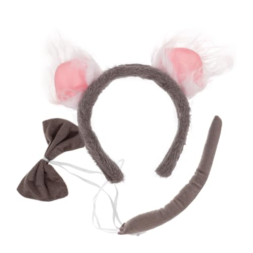 OUNONA Niedliches Koala Tierkostüm mit Ohr headband und Schleife Leichter Stoff Wiederverwendbar für Cosplay Tierpartys Bühnenauftritte und Fotorequisiten OUNONA Niedliches Koala Tierkostüm mit Ohr headband und Schleife Leichter Stoff Wiederverwendbar für Cosplay Tierpartys Bühnenauftritte und Fotorequisiten von OUNONA