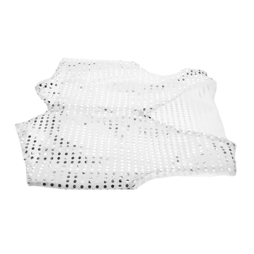 OUNONA Pailletten Disco Weste für Atmungsaktive Tanzjacke für Jungen und Mädchen für Jahre Themenpartys Tanzaufführungen und Wettbewerbe OUNONA Pailletten Disco Weste für Atmungsaktive Tanzjacke für Jungen und Mädchen für Jahre Themenpartys Tanzaufführungen und Wettbewerbe von OUNONA