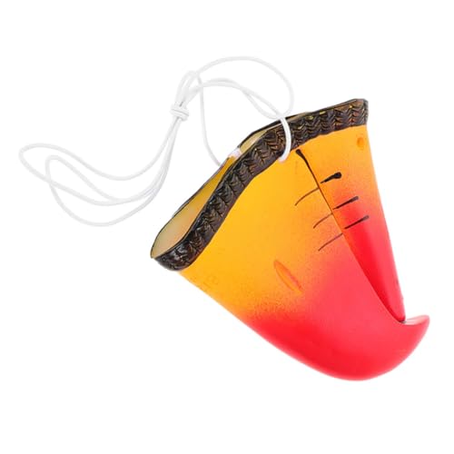 OUNONA Papageien-Nasenstütze Simulationstier-Nasenstütze Vinyl-Papageiennase tragbare Papageiennase Papageien-Nasenmaske Karneval Papageiennase Halloween-Tiernase Zubehör von OUNONA