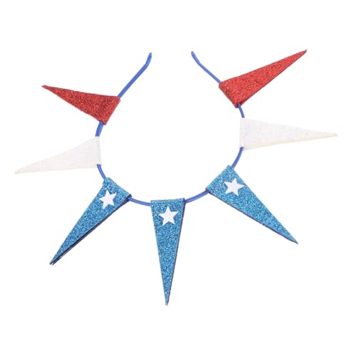 OUNONA Patriotisches Haarschmuck Stirnband mit Glitzerstern für Unabhängigkeitstag Party Dekoration Festliches Haaraccessoire für Amerika Feier Geeignet für Paraden und Kostümpartys OUNONA Patriotisches Haarschmuck Stirnband mit Glitzerstern für Unabhängigkeitstag Party Dekoration Festliches Haaraccessoire für Amerika Feier Geeignet für Paraden und Kostümpartys von OUNONA
