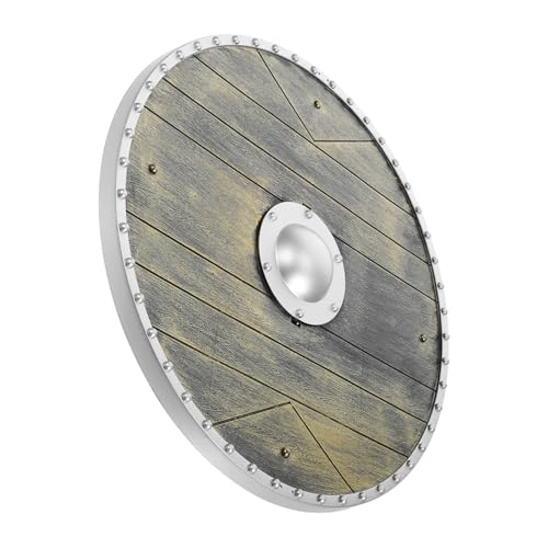 OUNONA Plastikschild Römisches Design Authentisches Kostümzubehör für Erwachsene Vielseitiges Wikinger Schild Requisit für Bühne Halloween Cosplay Party Dekoration von OUNONA