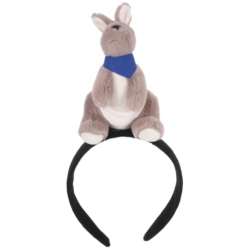 OUNONA Plüsch-Känguru-Haarbänder, Känguru-Puppe, Kuscheltier-Kopfbedeckung, Cartoon-Puppen-Stirnbänder für Zoo-Fotoshootings, Themenveranstaltungen OUNONA Plüsch-Känguru-Haarbänder, Känguru-Puppe, Kuscheltier-Kopfbedeckung, Cartoon-Puppen-Stirnbänder für Zoo-Fotoshootings, Themenveranstaltungen von OUNONA