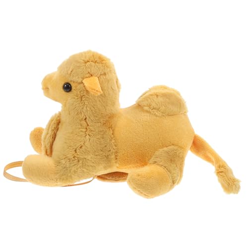 OUNONA Plüsch -Kamel -Requisiten süßer Plüsch Schulterplüschpuppen tierischer Plüsch Tierpuppe realistisches Kuscheltier realistische Plüschtiere Stofftier- Yellow von OUNONA