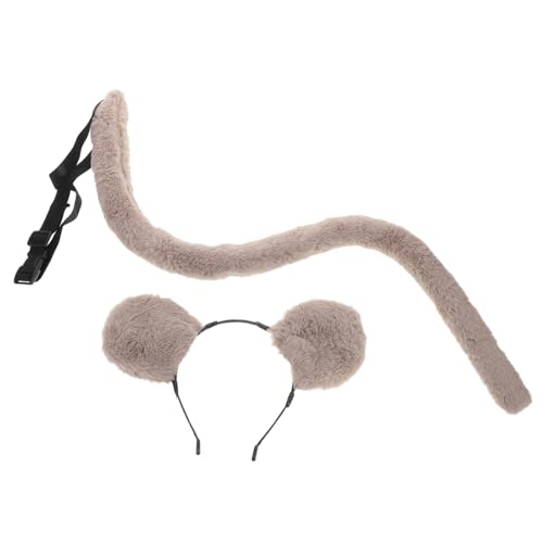 OUNONA Plüsch Mäuseohren Stirnband mit Kuscheliges Tierkostüm Zubehör für Fasching Karneval Halloween Party und Bühnenauftritte für Altersgruppen OUNONA Plüsch Mäuseohren Stirnband mit Kuscheliges Tierkostüm Zubehör für Fasching Karneval Halloween Party und Bühnenauftritte für Altersgruppen von OUNONA