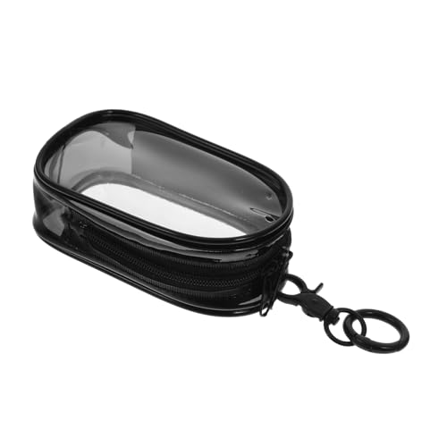 OUNONA Puppenausflugstasche klares Puppenetui PVC-Actionfiguren-Hülle Klarsicht-Taschen-Schlüsselanhänger PVC-Displaytasche tragbare Reißverschlusstasche Metall Black OUNONA Puppenausflugstasche klares Puppenetui PVC-Actionfiguren-Hülle Klarsicht-Taschen-Schlüsselanhänger PVC-Displaytasche tragbare Reißverschlusstasche Metall Black von OUNONA