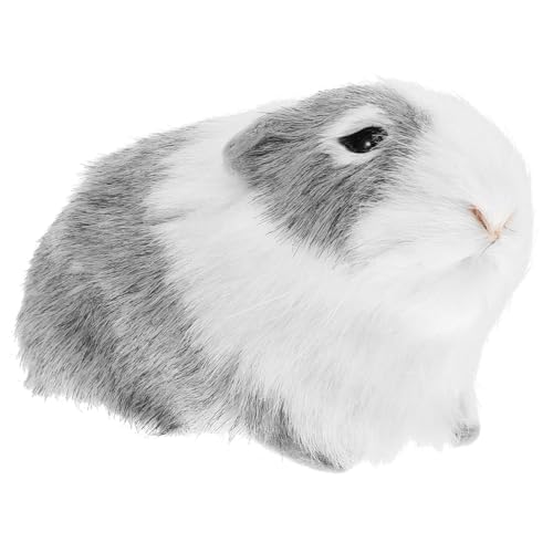 OUNONA Realistisches Hamster Modell aus Kunstpelz Kleine Tierfigur für Dekoration und Lernspielzeug Lebensecht Gestaltete Nachbildung als Geschenk für Tierfreunde von OUNONA