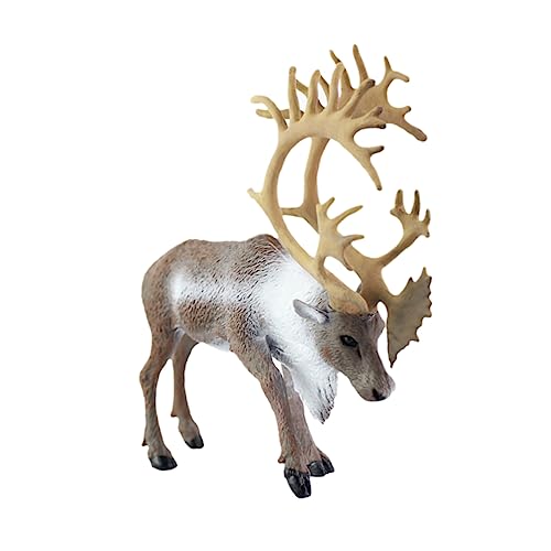 OUNONA Realistisches Rentier Modell Detailgetreue Tierfigur aus Kunststoff Kindgerechtes Lernspielzeug und Dekorativer Schreibtisch Schmuck für Zuhause Büro Auto für Kinderzimmer und OUNONA Realistisches Rentier Modell Detailgetreue Tierfigur aus Kunststoff Kindgerechtes Lernspielzeug und Dekorativer Schreibtisch Schmuck für Zuhause Büro Auto für Kinderzimmer und von OUNONA