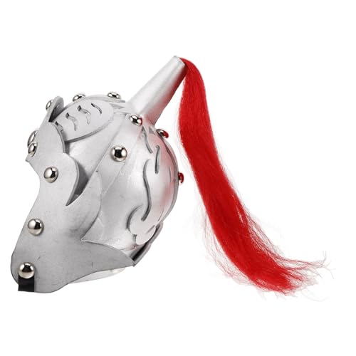 OUNONA Ritter Helm Soldaten Kopfputz Mittelalterlicher Stil Robuster Helm für Rollenspiele Theater Fasching Halloween Kostüm Zubehör von OUNONA