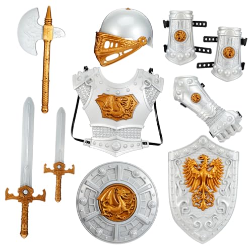 OUNONA Ritter Kostüm Cosplay mit Rüstung und für Fasching Halloween Bühnenauftritte Jungen Verkleidung Party Zubehör OUNONA Ritter Kostüm Cosplay mit Rüstung und für Fasching Halloween Bühnenauftritte Jungen Verkleidung Party Zubehör von OUNONA