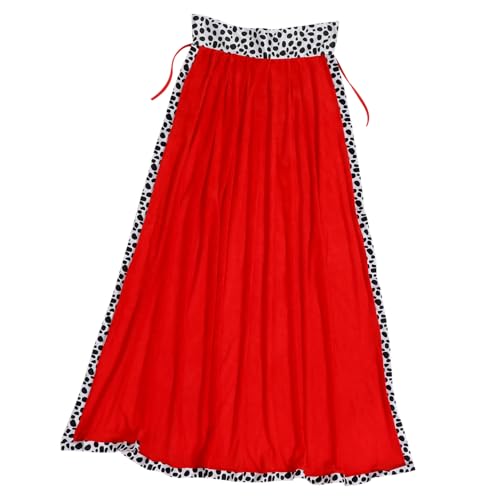 OUNONA Roter Königsumhang Halloween Kostüm Umhang Cosplay Cloak Unisex Party Performance Cape mit Feiner Verarbeitung und Mystischem Design von OUNONA
